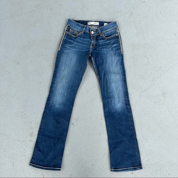 BKE culture low rise boot cut jeans 28R - Picture 3 of 7